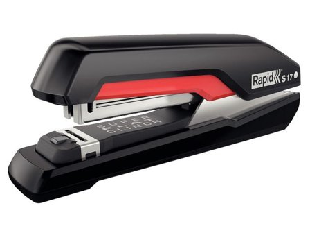 RAPID Häftapparat S17 SFC 30 svart/röd - Lyreco - Kontorsmaterial - Till skrivbordet - Häftapparater - Manuella