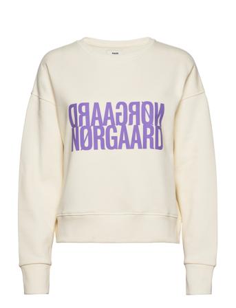 Organic Sweat Tilvina Sweatshirt Fav Svetari Collegepaita Kermanvärinen Mads Nørgaard