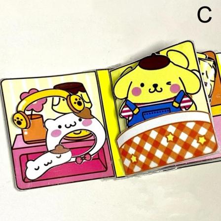 Diy Quiet Book Sanrio Doudou Book Educational Kuromi Kotitekoinen Bo - Perfet Pacha Dog one-size
