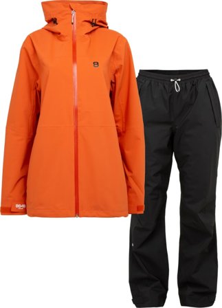 8848 Altitude Women's Main Rain Set Women rainwear sets Orange 40