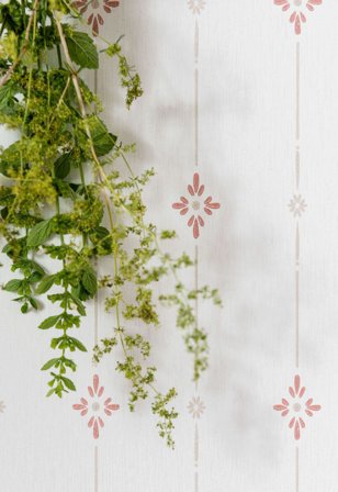 Duro Britta 396-01 Tapet Duro 1900 Röd, Färg & tapeter