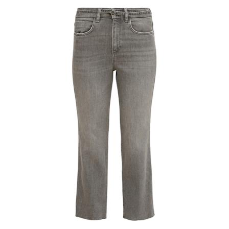 Comma, Cropped Jeans Grijs, Dames, Maat:XL
