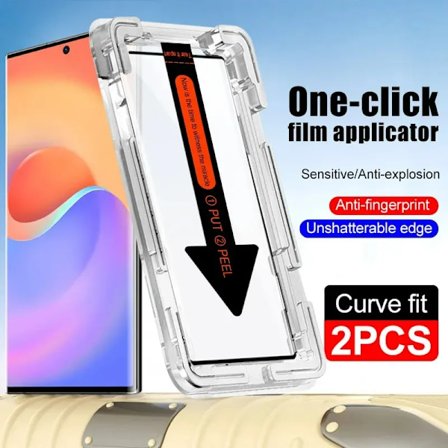 2 st Härdat Glas Skyddsfilm för Samsung S24 S23 Ultra S24 S23 Plus S22 S21 Ultra S24 FE Skärmskydd Glas Smartphone