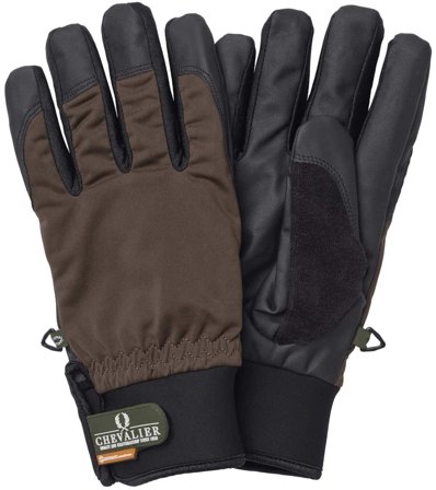 Chevalier Windblocker Shooting Gloves Leather Brown
