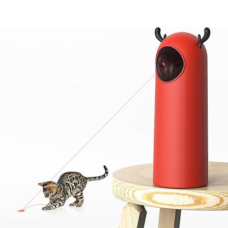 Katt leksak, automatisk katt leksaker, interaktiv smart leksaker, led laser leksak, katt leksak med justerbara vinklar, katt laser, automatisk, 
