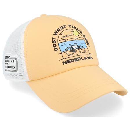 Formula One - Motor Orange trucker Cap - F1 Zandvoort Netherlands Race Special Orange/White Trucker @ Hatstore