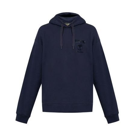 Moschino Sweatshirts Hoodies Blå, Herre