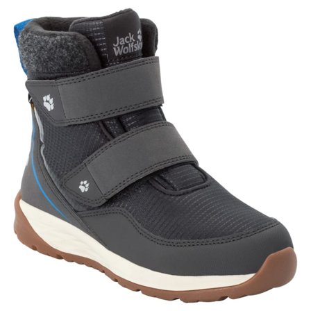 Jack Wolfskin Kids Polar Bear Texapore Mid Vc Children lined boots Black 26