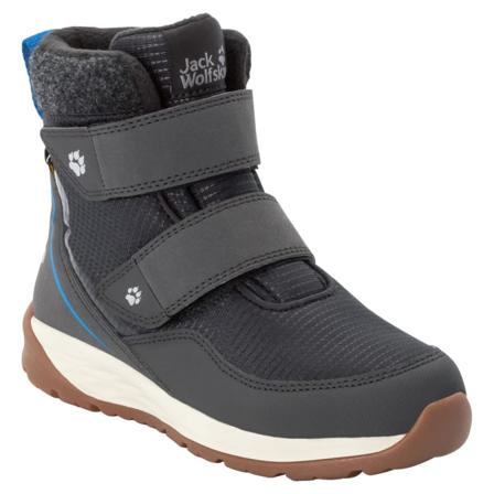 Jack Wolfskin Kids Polar Bear Texapore Mid Vc Children lined boots Black 28