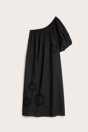 Kappahl | One shoulder klänning | Svart