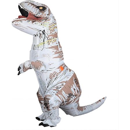 Dinosaur Kostym För Vuxen Uppblåsbar T-rex Dinosaur Kostym Luftblåst Dino Kostym Rolig Halloween Kostym Cosplay Maskeraddräkt Z