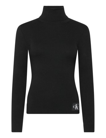 Calvin Klein Jeans | Woven Label Roll Neck | S