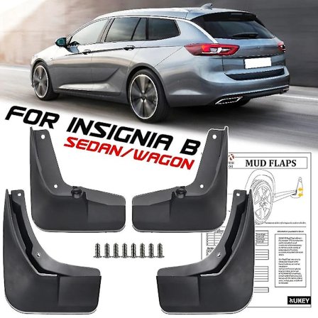 4x Mudflaps Splash Guards Mudguards til Opel Vauxhall Insignia B Mk2 Buick Regal Holden Commodore 2018 - 2022 (ws)