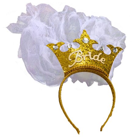 Bride To Be Guldkrone med Slør