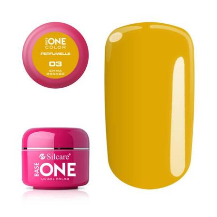 Base One - UV Gel - Parfumel - Emma Orange - 03 - 5 gram Yellow