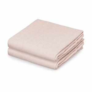 Cam Cam 2-Pack Shell Muslin Cloths One Size - Textile - One size - Beige - Junge