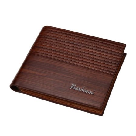 Lyxplånbok - PU-läder - Maximal komfort - Ljusbrun Brun en one size