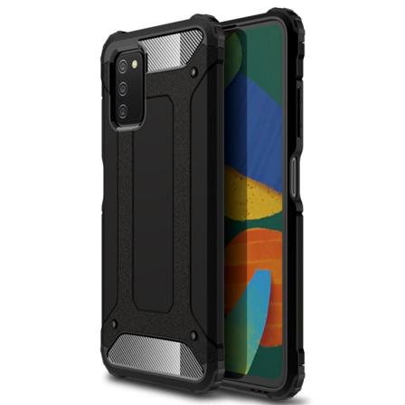 Samsung Galaxy A03s Skal Shockproof Armor Hybrid Svart