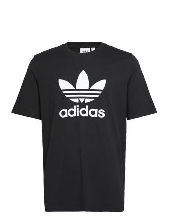Trefoil T-Shirt T-shirts Short-sleeved Svart Adidas Originals*Betinget Tilbud