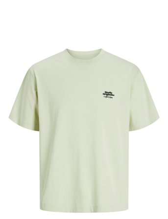 Jack & Jones Jorparos Abstract Tee Ss Crew Neck - Green - M