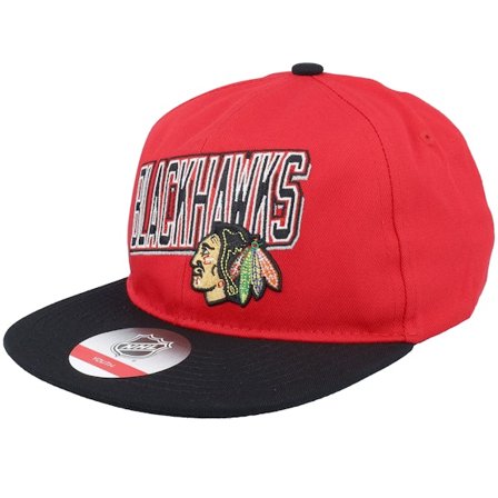 Outerstuff - Rojo snapback Gorra - Kids Chicago Blackhawks NHL Red/Black Snapback @ Hatstore