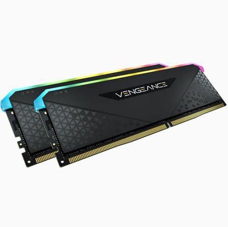 Corsair Vengeance RGB RS - DDR4 - sett - 32 GB: 2 x 16 GB - DIMM 288-pin - 3200 MHz / PC4-25600 - ikke-bufret