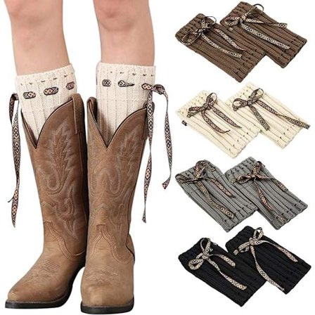 4 par leggvarmere - varme vinterstøvler - varme vinterstøvler for kvinner - korte varme støveltrekk