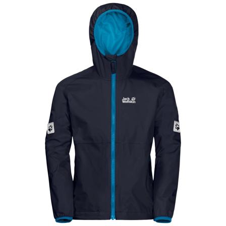 Jack Wolfskin Rainy Days Boys Children rain jackets Blue 92