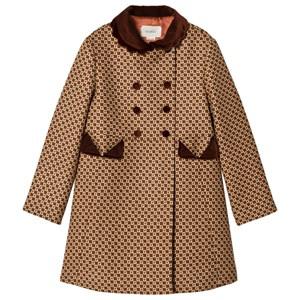 Kids - Gucci Brown Wool Logo Coat 8 years - Coats and jackets - 8 years - Brown - Mädchen