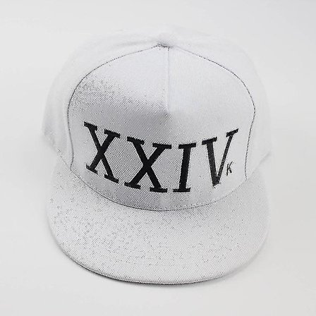 Hatte Bruno Mars Magic K-pop Justerbar Hip-hop Snapback Solhat Kvinder (hvid) (FMY)
