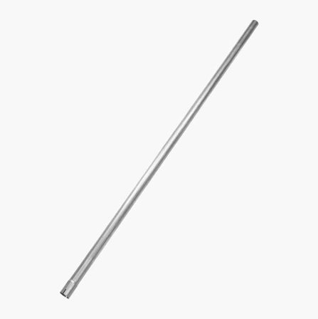 Rakt rör med muff 2 m 48 mm