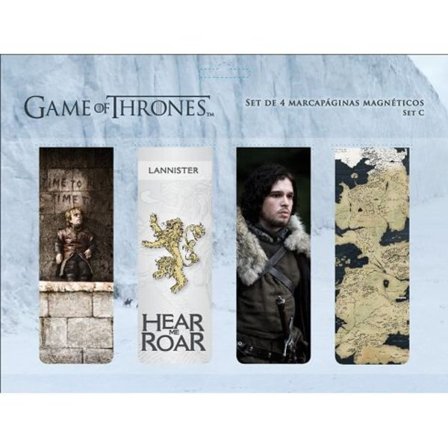 GAME OF THRONES MAGNETISKT BOKMÄRKE SET C