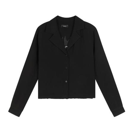 Alix The Label Blouse Black , Zwart , Dames , Maat: M