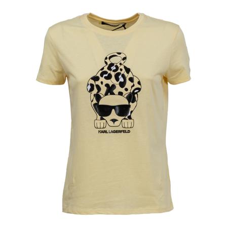 Karl Lagerfeld T-Shirt Gul, Dame T-shirts