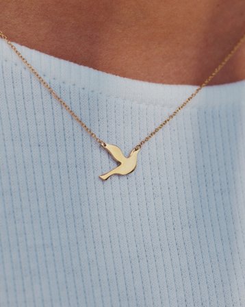 Edblad Dove Necklace Gold Doré Bijoux Fille - Kids Brand Store