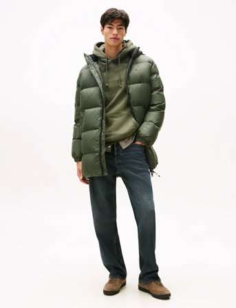 Tommy Jeans Tjm Essential Down Parka Ext - Green - XL