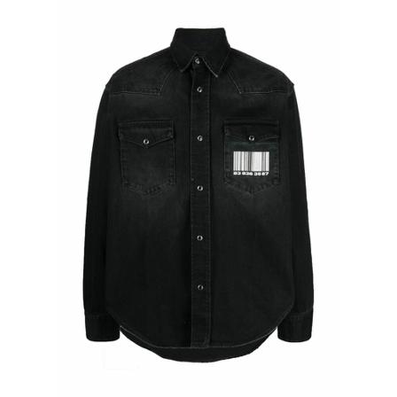Vtmnts Casual Shirts Sort, Herre Skjorter