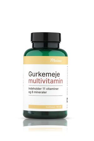 Mezina Gurkemeje og Multivitaminer 180 stk, Helse & Madvarer, Vitaminer, Multivitaminer