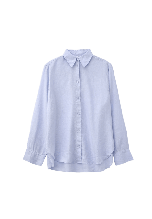 Wera Linneskjorta ANYA Blusar Blå 34
