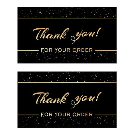 100 svarte gull Takk for at du støtter min lille bedrift