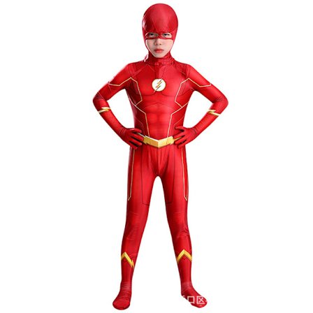 Flash cos klær film og tv-karakterer tight jumpsuit cosplay klær sceneklær, Halloween, fest cm