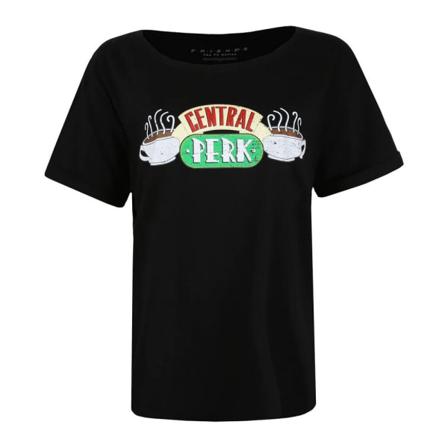Friends Dam/dam Central Perk T-shirt Xl Svart