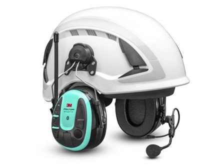 PELTOR Hjälmkåpa WS Alert XP+ turkos - Lyreco - Skyddsutrustning - Hörselskydd - Hjälmkåpor