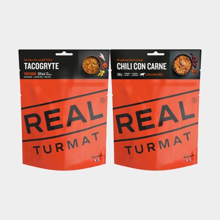 Großpackung Gefriergetrocknetes Essen / Trekkingnahrung Real Turmat Tex-Mex-Paket, 2-Pack, 900 Gramm - Camping