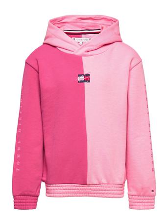 Two T Sleeve Hoodie Hettegenser Genser Rosa Tommy Hilfiger