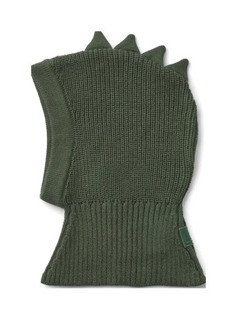 Liewood Hanibal Dino Balaclava - Green - 0/6M