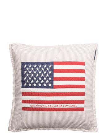 Flag Arts & Crafts Sham Home Textiles Cushions & Blankets Cushion Covers Beige Lexington Home