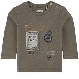 Kids - IKKS Khaki T-Shirt With Print 18 Months - Tops - 18 months - Green
