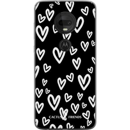 Yhteensopiva Puhelinkuori Motorola Motorola Moto G7 Cactus and Friends - Handdrawn Love Chaos