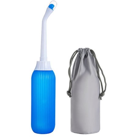 Peri Flaske, Bærbart Bidet, Bærbart Skyllebidet, Perineum, Gravid, Efterfødsels Skylleflaske, 500ML, Blå, Blå